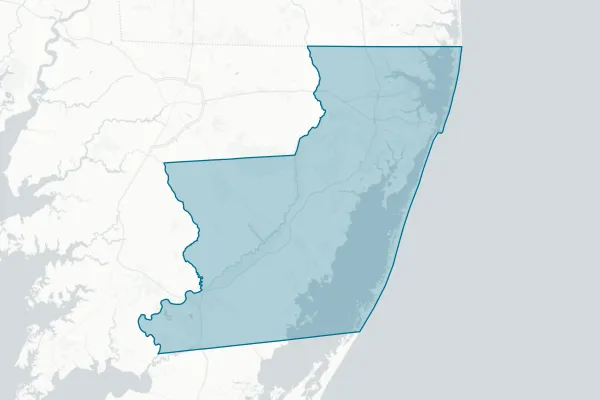 Worcester County — detail map