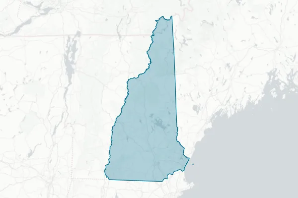 State of New Hampshire — detail map