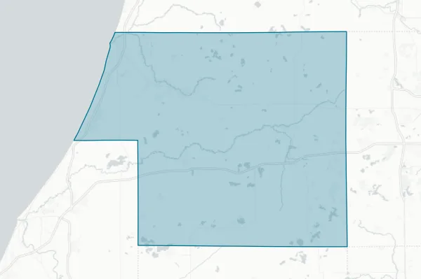 Van Buren County — detail map