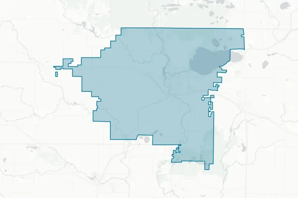 Shawano School District — detail map