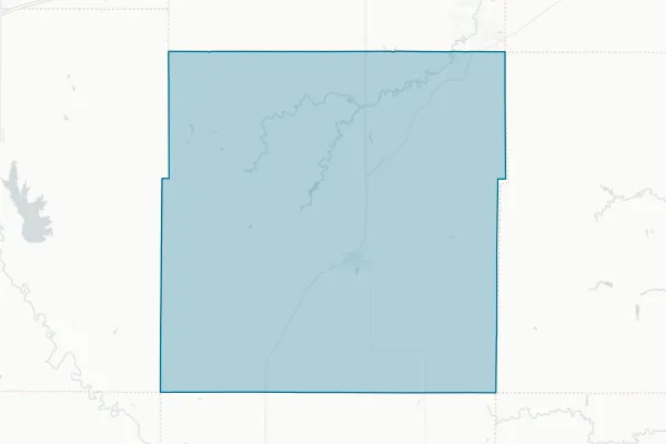 COUNTY OF ANDERSON, KANSAS — detail map
