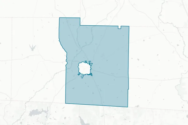 Thomas County Board of Education — detail map