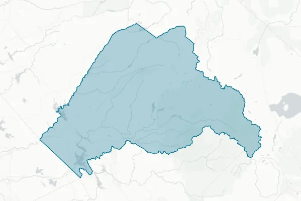 County of Tuolumne — detail map