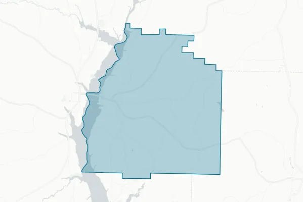 Quitman County — detail map