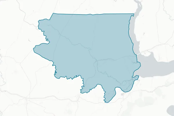 Bertie County — detail map