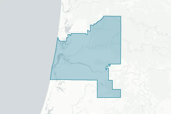 Reedsport School District No. 105 — detail map