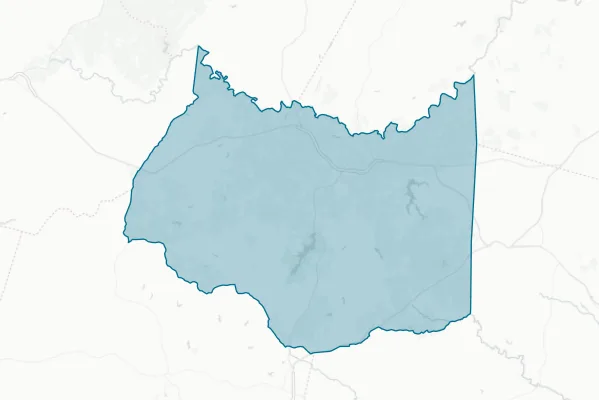 County of Prince Edward — detail map