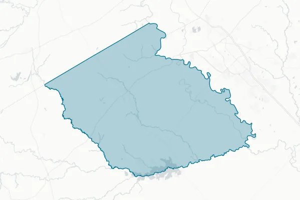 Burleson County — detail map