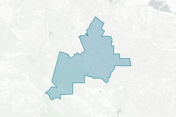 Los Altos School District — detail map