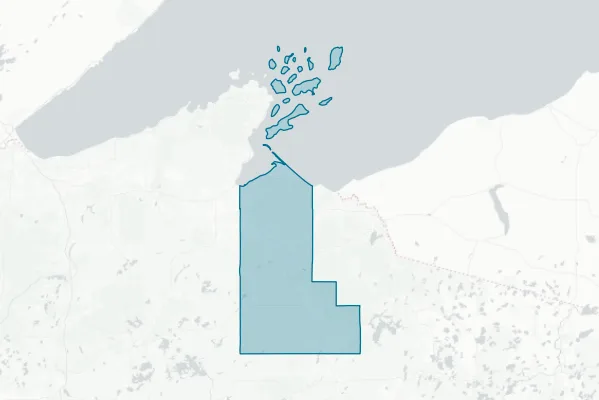 Ashland County — detail map