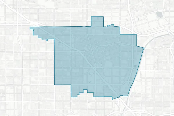 Anaheim Elementary School District — detail map