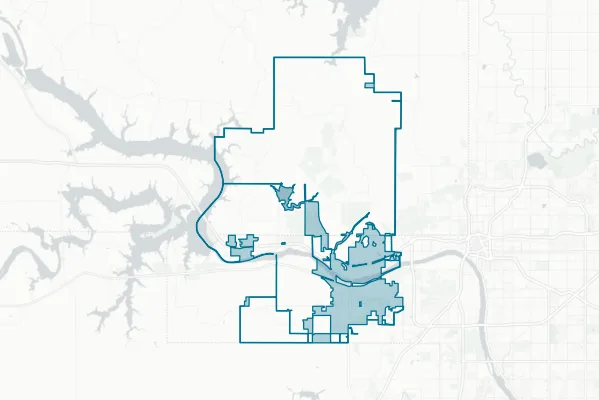 City of Sand Springs — detail map