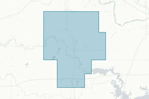 Okmulgee County — detail map