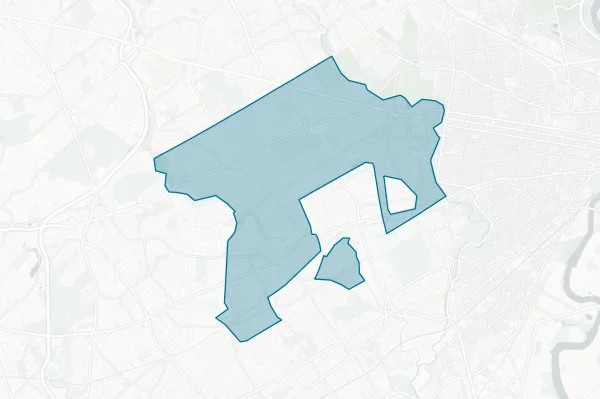 Upper Darby School District — detail map