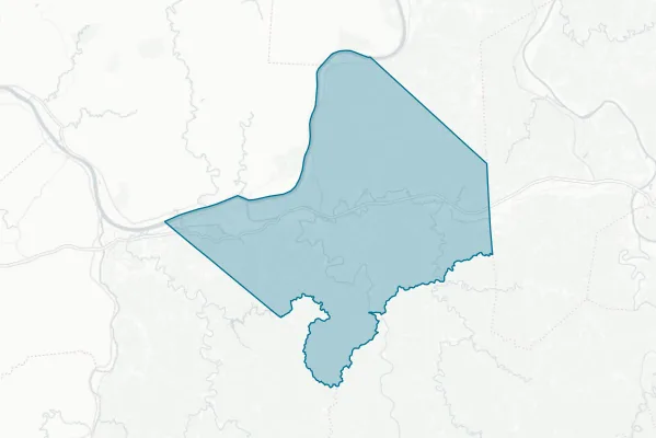 Cabell County Commission — detail map
