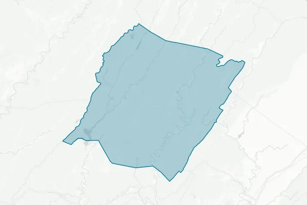 County of Bath — detail map
