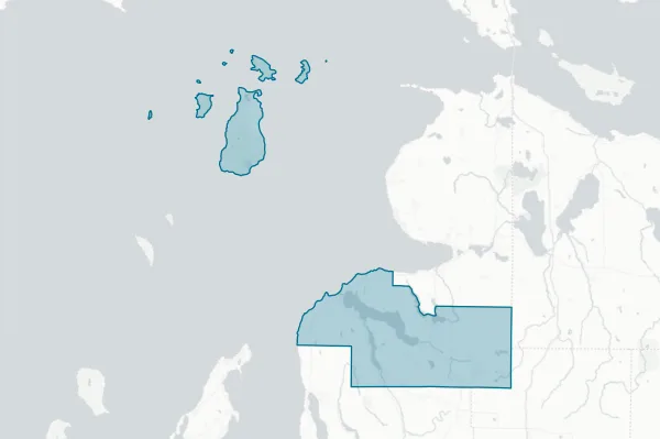 Charlevoix County — detail map