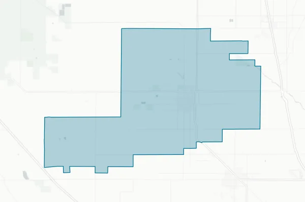 Wasco Union Elementary School District — detail map