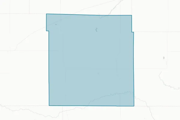 CLARK COUNTY, KANSAS — detail map
