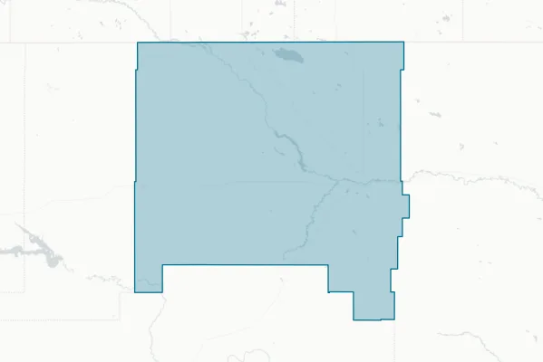 Hill County — detail map