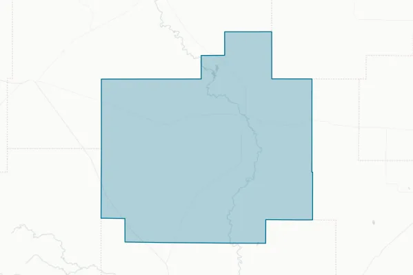 De Baca County — detail map