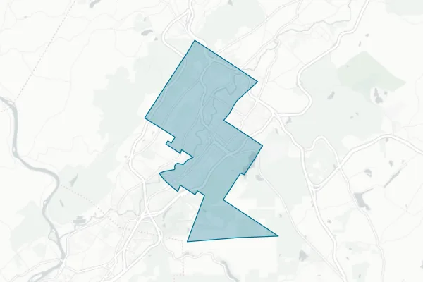 City of Scranton — detail map