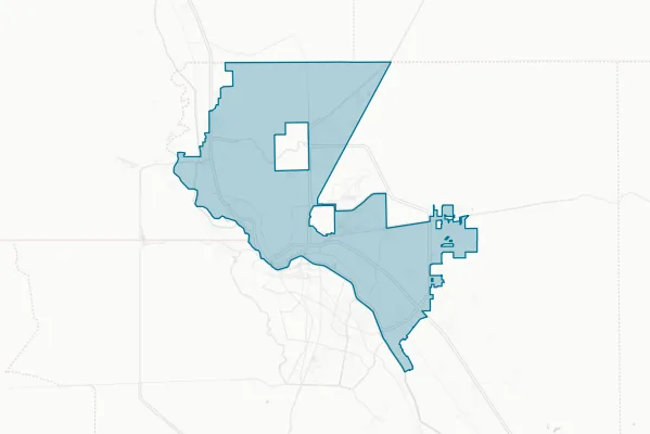 City of El Paso — detail map