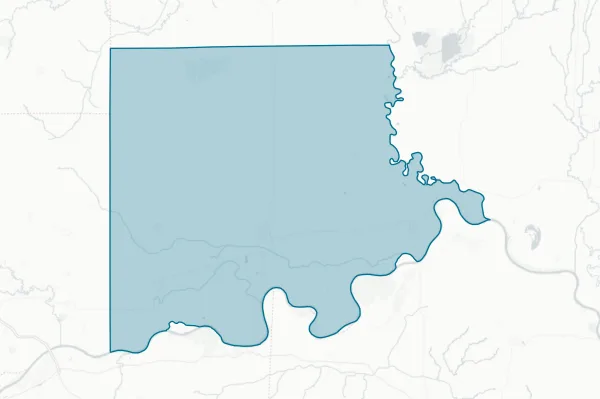 Carroll County Missouri — detail map