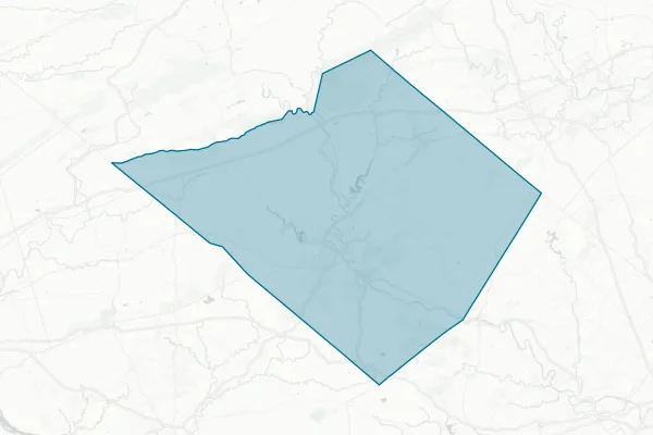 County of Berks — detail map