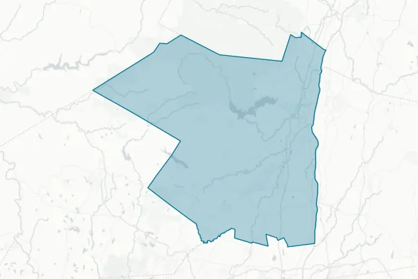 County of Ulster — detail map