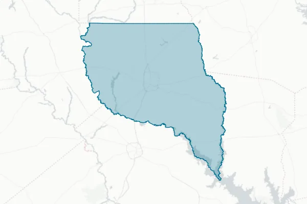 Nacogdoches County — detail map