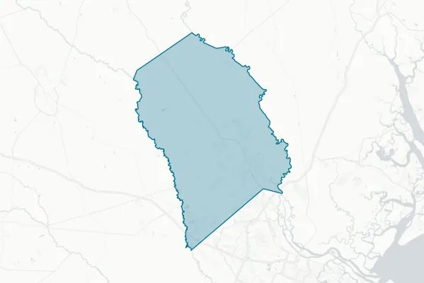 Effingham County Board of Commissioners — detail map