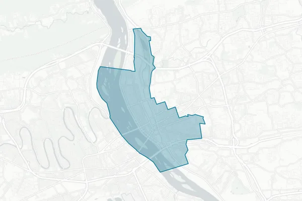 City of Harrisburg — detail map