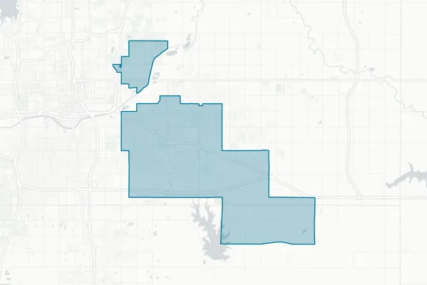 Midwest City-del City Public Schools — detail map