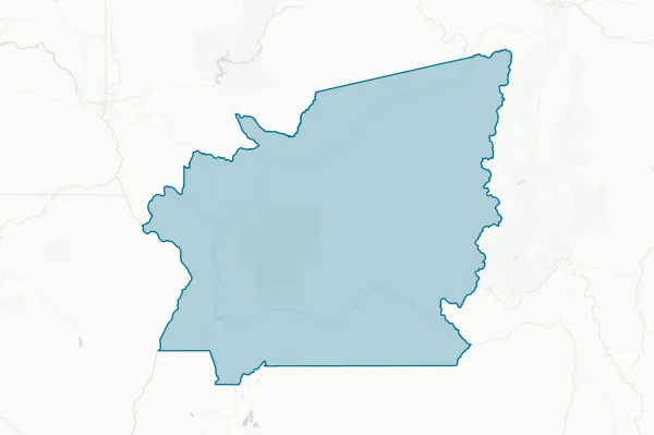 Idaho County — detail map