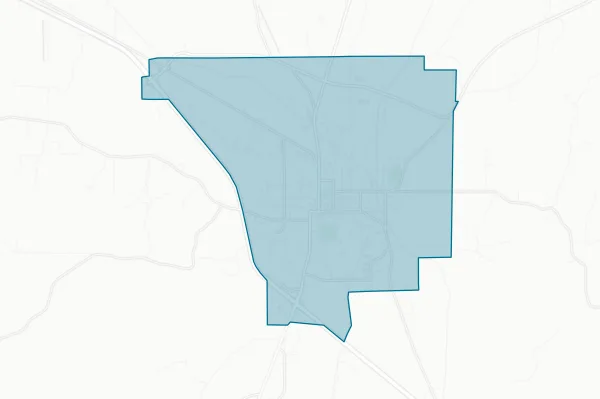 City of Holly Springs — detail map