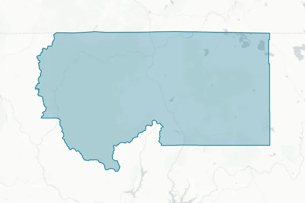 County of Siskiyou — detail map