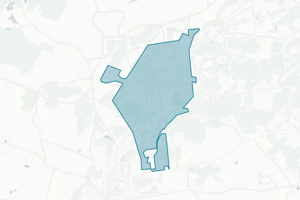 City of Gloversville — detail map