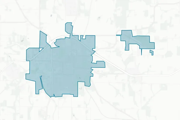 City of Monroe — detail map