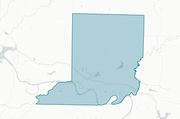 Conway County — detail map