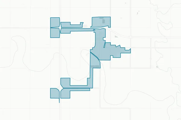 City of Tonkawa — detail map