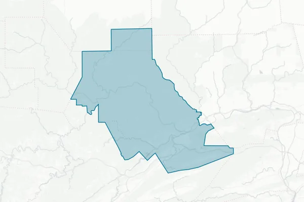 Keystone Central School District — detail map
