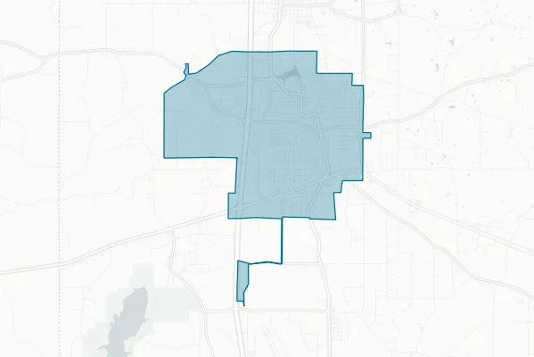 CITY of McCOMB — detail map