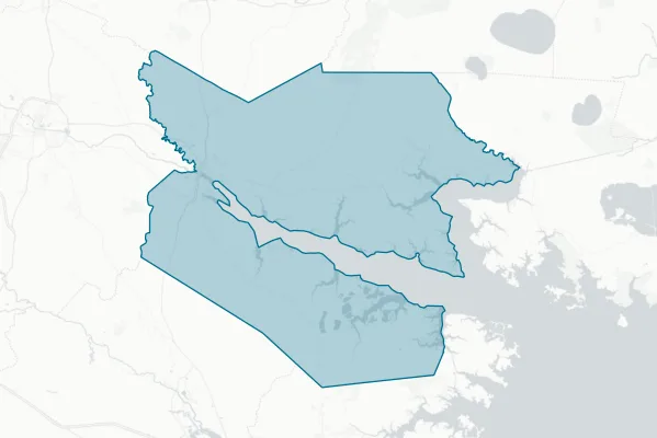 Beaufort County — detail map