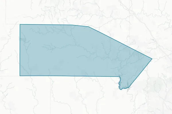 Bandera County — detail map