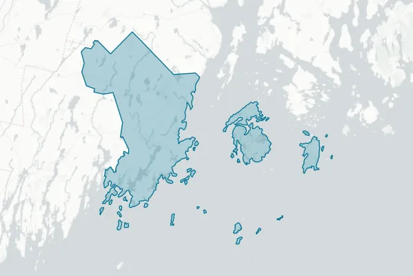 County of Knox — detail map