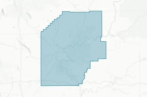 County of Venango — detail map