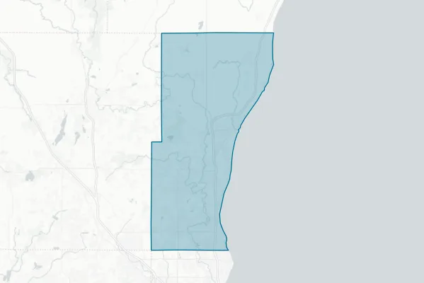 Ozaukee County — detail map
