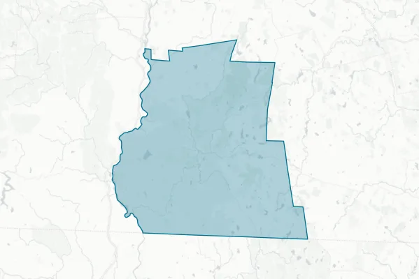 Hinsdale, New Hampshire School District — detail map