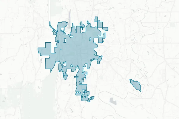 City of Dalton Board of Education — detail map
